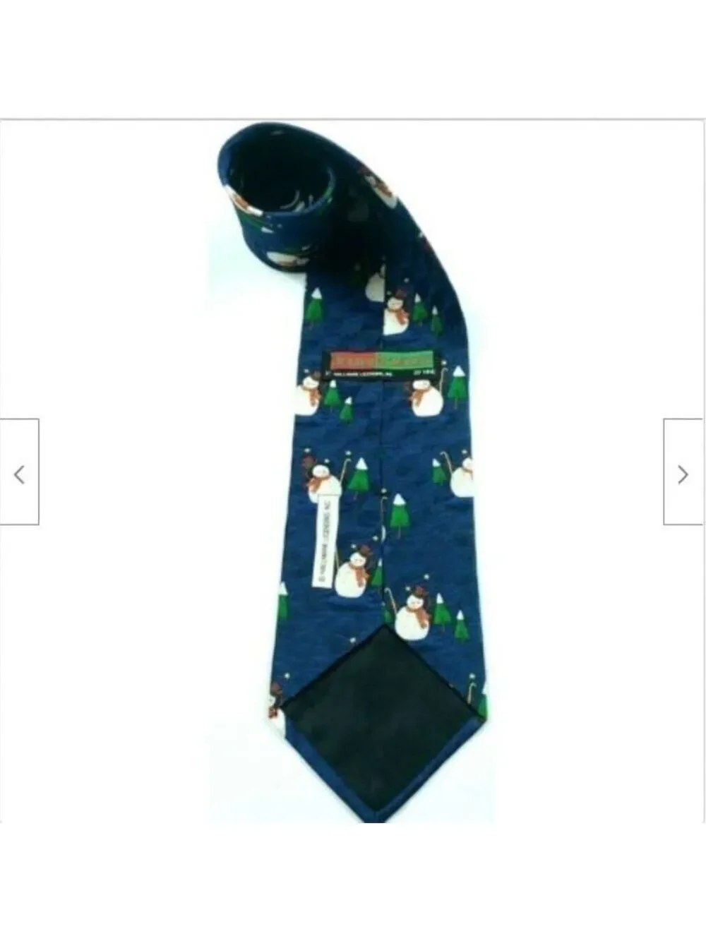 Hallmark Snowman Christmas Holiday Tie